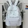 Mochilas Estilo Coreano para Meninas do Ensino Fundamental, Mochilas de Alto Valor Frescas e Casuais para Alunos do Ensino Médio, Mochilas Leves de Grande Capacidade