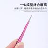 Pinzas multifuncionales de doble cabeza, de precisión y fácil agarre, con cinta adhesiva de papel para uñas, barra de presión de silicona, herramienta japonesa para estampar uñas.