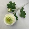 Tela Cepillada 2 Cabezas Flor de Loto Artificial Decoraciones de Mesa Hogar Boda Fotografía Decoración Suave Camelia Simulada
