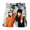 Pantalones Cortos de Verano Europeos y Americanos Dragon Ball Huo Sombra Impresos en 3D Pantalones Casuales Sueltos de Verano Pantalones de Playa para Hombre de Anime Japonés