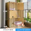 Jaula para gatos casa interior jaula vacía espacio libre súper grande casa para gatos casa para gatos nido de dos pisos tres pisos villa para gatos pequeños