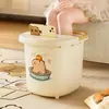 Tina para baño de pies para uso doméstico, adecuada para invierno, con función de conservación del calor, diseño profundizado y ensanchado, y una cubeta para lavar pies para niños