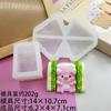 Molde de silicone para sanduíche de porco, biscoito de urso, bolinho de arroz das terras altas ocidentais, queijo, pão cozido no vapor, batata, molde para bebê