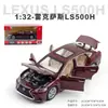 [Na Caixa] Chezhi 1:Modelo de Carro em Liga Leve Lexus Ls500H na Escala 32 Brinquedo Puxa-e-Solta com Som e Luz Colecionável