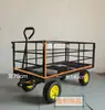 Remolque de Camping Valla Desmontable Tractor Cuatro Ruedas Malla Grande Coche Coche Tigre Camión de Transporte de Alta Resistencia Remolque