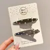 Pinza para el pelo con estampado de leopardo y flores, accesorio para el pelo elegante y exquisito, pinza dulce para flequillo, pinza para el pelo para mechones sueltos, adorno para el pelo elegante y exquisito