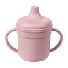 Conjunto de Seis Peças de Louça de Silicone Infantil Doméstico para Bebê Frutas Suplemento Alimentar Prato de Jantar de Silicone Tigela Resistente a Quedas Conjunto de Garfo Colher Copo