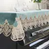 Funda para Piano, Media Funda de Lujo Ligero de Gama Alta, Funda para Piano de Encaje Estilo Europeo, Funda para Piano Eléctrico, Mantel a Prueba de Polvo, Tela de Cubierta Completa