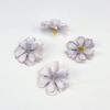 Flor de Estrella Simulada de 4 cm Decoración de Pared de Flores para Bodas Accesorios para Fotos Flores Artificiales Hechas a Mano Bricolaje Set de Boda