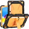 Funda Protectora de Silicona Antigolpes con Soporte y Ranura para Lápiz, Cubierta Completa para iPad de 10ª y 11ª Generación de 10.9 pulgadas