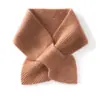 Cachecol de Caxemira Outono e Inverno para Mulheres, Novo Cachecol Curto de Tricô Quente, Xale Pequeno Versátil para Roupas de Exterior