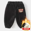 Pantalones de Bebé Otoño e Invierno Ropa Nueva para Niños Pantalones de Pana para Bebé Ropa de Invierno para Niños Pantalones Casuales Engrosados Ropa para Niñas