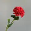 Flor Artificial de Crisantemo de Cabeza Única Mesa de Ping Pong Crisantemo Comercio Exterior Transfronterizo Flor Artificial de Cabeza Única Arreglo de Escena Flores Artificiales Prehechas