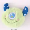 Chaveiro Pingente Monstro Colorido Fofo Acessórios Broche de Pelúcia Desenho Animado Pino Pingente de Bolsa DIY