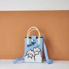 Bolso cruzado para el hombro, Bolso de mano con un toque de alta gama, Bolso de nicho versátil inspirado en la dopamina para teléfono, Bolso de punto de dibujos animados nuevo