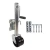 Remolque de Dos Ruedas Patas Guía Rueda Manual Manivela 0kg Soporte Superior de Elevación Remolque de Yates Equipo de Elevación para RV Carga y Descarga
