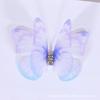 Alas de Mariposa de Tul Artificial de Doble Capa Estéreo de 4 cm Accesorios DIY Hechos a Mano Accesorios para Tocado de Vestido Antiguo Hanfu de Mujer