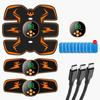 Parche Popular Recargable para Músculos Abdominales con Pantalla Digital Cinturón Equipo de Fitness Deportes para Perezosos Instrumento de Fitness Abdominal en Casa Parche Amarillo para Músculos Abdominales