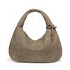 Bolso de hombro tejido a mano para mujer, de ante esmerilado, de gran capacidad, moderno, estilo europeo y americano, novedad