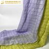Tela jacquard de rayas verticales de Tencel HL025 para falda de camisa, ropa de mujer, tela de gasa jacquard tridimensional con rayas verticales