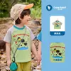 Camiseta Infantil Ropa de Verano para Niños y Niñas Bebé Casual Manga Corta Verano 2026 Nuevo Estilo Estampado de Animales de Dibujos Animados