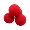 Nariz de Palhaço Vermelho Divertido de Halloween 5cm Abertura Autoclipe Alta Densidade Rebound Lento Show de Mágica Bola de Esponja