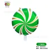 Globos Navideños de 18 pulgadas Globos Redondos en Español e Inglés Papá Noel Molino de Viento Gorro Navideño Estrella de Cinco Puntas Globos de Papel de Aluminio