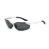 Gafas de Conducir de Medio Marco 8625 de Aluminio-Magnesio para Ciclismo al Aire Libre, Gafas de Sol Coloridas, Gafas de Sol Polarizadas con Protección Solar