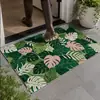 Capacho de fibra de seda transfronteiriço, novo estilo, durável e resistente a manchas, retém efetivamente sujeira e poeira, com design de drenagem de água e pode ser cortado no tamanho