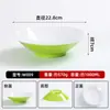 Bol para Fideos Imitación Porcelana Melamina A5, Bol Engrosado Forma de Caracol, Bol para Fideos con Sopa de Res, Bol para Ramen de Tienda de Fideos Bicolor de Pie Alto, Logo Personalizado