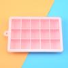 Cubitera de silicona con tapa 15 orificios cubitera 24 cubitos de hielo molde bar hogar molde para cubitos de hielo verano venta caliente