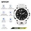 Sanda Doble Pantalla Reloj de Moda para Estudiante Deporte al Aire Libre Multifuncional Electrónico para Hombre y Mujer Resistente al Agua Luminoso