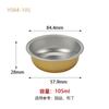 Caja de Papel de Aluminio, Caja Desechable para Llevar, Caja Gruesa de Papel de Aluminio Dorado, Charola de Papel de Aluminio para Barbacoa, Olla de Papel de Aluminio, Tazón de Papel de Aluminio