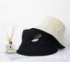Sombrero de Pescador Little Daisy para Mujer, Dulce y Lindo, Parasol Estilo Coreano, Versátil para Estudiantes, Protección Solar, Sombrero de Cubo de Celebridad de Internet, Estilo Coreano