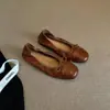 Sapatilhas pequenas super macias e que valorizam o corpo 2026 primavera/outono retrô francês Mary Jane bico redondo rasteiras rasas sapatilhas de balé