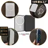 Bateria Externa Apple Magsafe Carregamento Sem Fio Antiderrapante Material Totalmente Preto Fosco Adequado para Capa Protetora