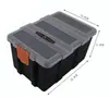 Caja de Piezas con Compartimentos Accesorios de Ferretería Caja de Almacenamiento de Plástico Portátil con Múltiples Compartimentos Caja para Clasificación de Componentes Terminales Apilable y Extraíble