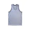 Camiseta de tirantes estilo americano, camiseta de baloncesto para hombres y mujeres, sin mangas, malla grande, camiseta deportiva para correr, secado rápido, transpirable, camiseta con bloques de color