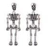2022 novos brincos moda europeia e americana punk criativo retro crânio robô brincos halloween jóias atacado
