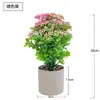 Flores Artificiais Transfronteiriças Flores Plásticas Milanesas Flores de Frutas Pequenas da Sorte Vasos de Flores Plantas Verdes Artificiais Plantas Aquáticas Bonsai de Flores Milanesas