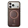 Aplicable a Apple 18ProMax Funda de Teléfono Magnética de Cuero Retro de Negocios iPhone 17 Gama Alta 15 Funda Protectora