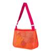 Nova bolsa de praia, bolsa de acabamento de brinquedos infantis, bolsa de praia, bolsa de malha oca, bolsa de armazenamento de grande capacidade, bolsa de malha de concha