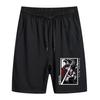 Nuevos Shorts Casuales para Hombre de Anime Periférico de Leyenda del Viento de la Espada Negros Shorts Deportivos para Uso al Aire Libre Venta Caliente Transfronteriza