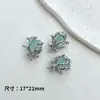 Colgante de Rosa Espinosa con Incrustaciones de Piedra Tridimensional Material de Cuentas Hecho a Mano DIY Accesorios para Pulsera Collar Joyería