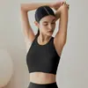 Sutiã Esportivo Peça Única para Mulheres, à Prova de Choque e Anti-Queda, Conjunto de Shorts de Yoga Estilo Colete de Absorção de Choque de Alta Intensidade para Corrida