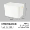 Caja de Almacenamiento para Artículos Domésticos Varios Caja de Almacenamiento Caja de Almacenamiento para Juguetes en la Sala de Estar Caja de Plástico Apilable para Armario de Dormitorio