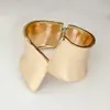 Set de Pulseras Metálicas Anchas Abiertas Exageradas de Venta Caliente Transfronteriza Europea y Americana, Pulseras Geométricas Irregulares de Lujo Ligero para Mujer al por Mayor