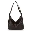 Bolso de Hombro Retro de Gran Capacidad a la Moda para Mujer, Bolso Cruzado Sencillo para el Trabajo y los Viajes Diarios, Bolso Tote Casual con Textura de Cuero Suave de PU