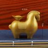 Adornos Retro de Latón Caballo de Guerra que Genera Dinero Nuevo 2026 Caballo del Zodiaco Hogar Sala de Estar Oficina Año del Caballo Adornos de Escritorio