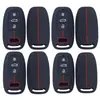 Adecuado para Funda de Llave de Coche Audi A6L A6/A4L/Q5L/Q7/A5 Panal de Abeja Silicona Protectora de Llave de Coche